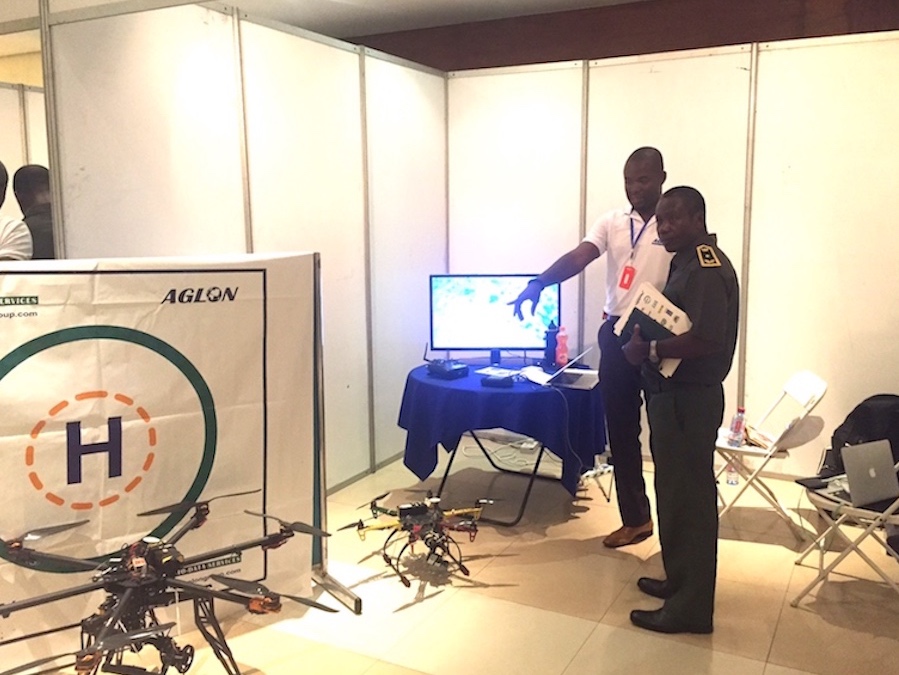 aglon-uav-drones-ghana-REDD+-conference-exhibition